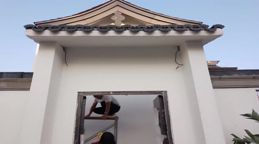 清遠際華園GRC構(gòu)件圍墻項目