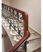 Iron art stair handrails