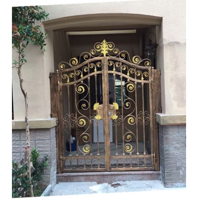 Wrought iron gates